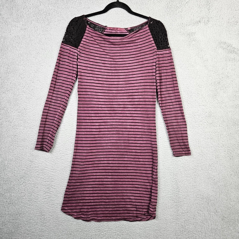GARCIA JEANS Women's Boat neck Stripes Long sleeve T-shirt Dress Size XS